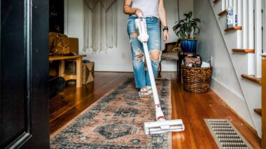 Stick Vacuum Cleaner Powerful & Pretty: This White Vacuum Is My Latest Obsession For Home