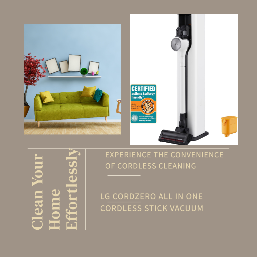 LG CordZero All in One Cordless Stick Vacuum Cleaner LG CordZero All in One Cordless Stick Vacuum