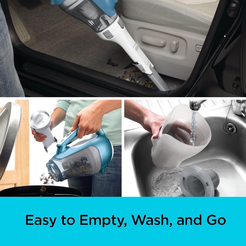 Black and Decker Cordless Vacuum Cleaner Handheld Vacuum Cleaner Black and Decker