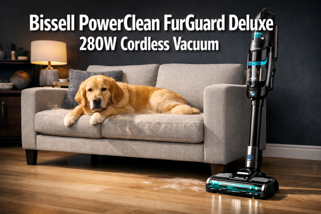 Bissell Powerclean Furguard Deluxe 280W Cordless Vacuum Review 2026 Bissell Powerclean Furguard Deluxe 280W Cordless Vacuum